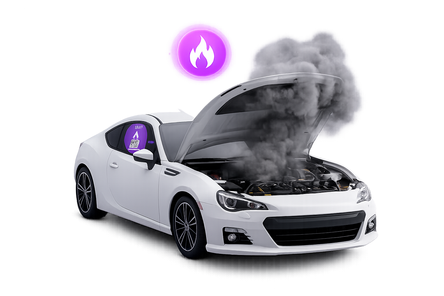 Smoke Coming From Vehicle